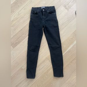 AGOLDE stretch black jeans skinny 25
